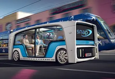 Новый концепт электрического беспилотного автомобиля на SEMA Show
