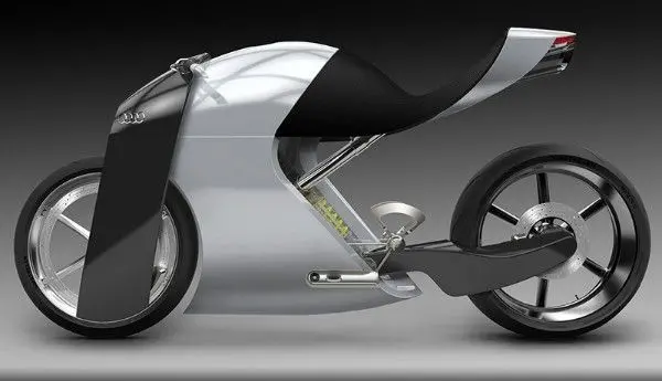 Футуристический дизайн мотоцикла Audi